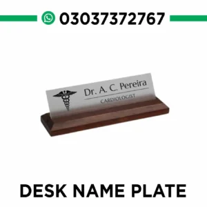 Desk Name Plate