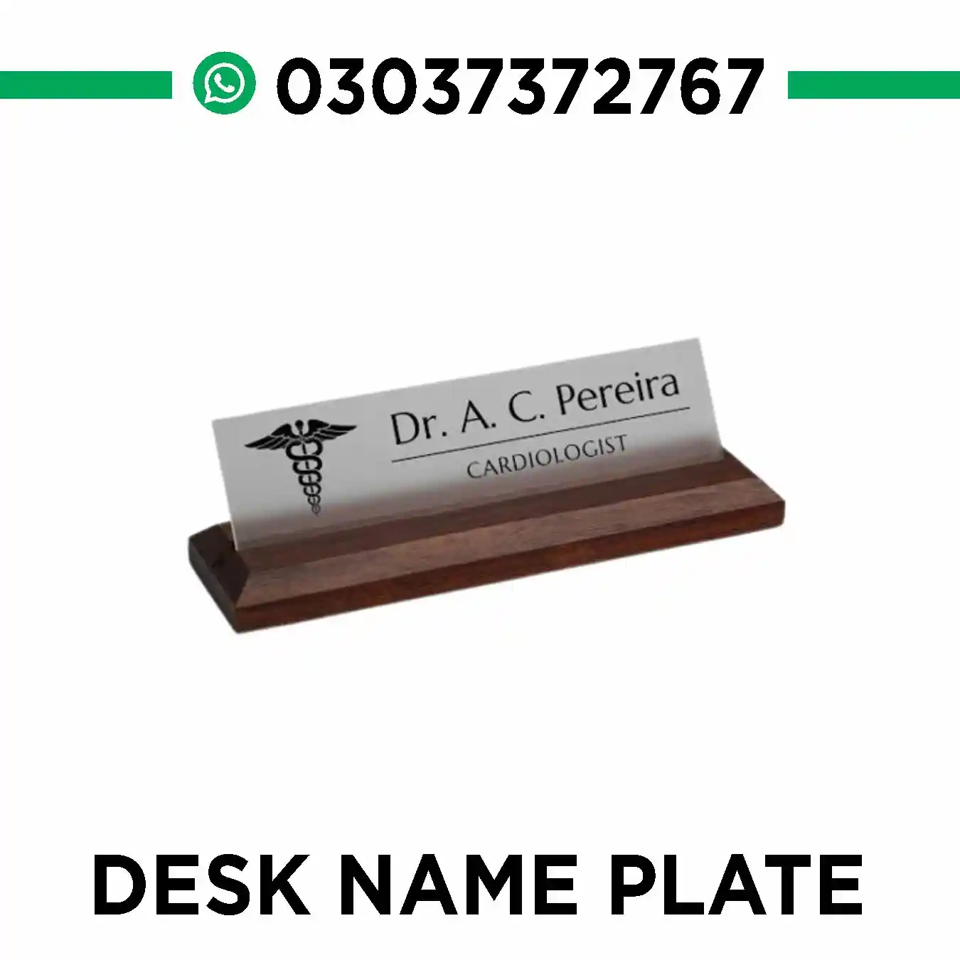 Desk Name Plate