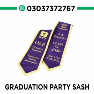 Graduation Party Sash